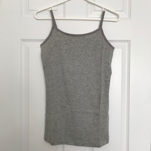 NWOT Majora Essentials Grey M Scoop Neck Cami Tank Top - Picture 1 of 3